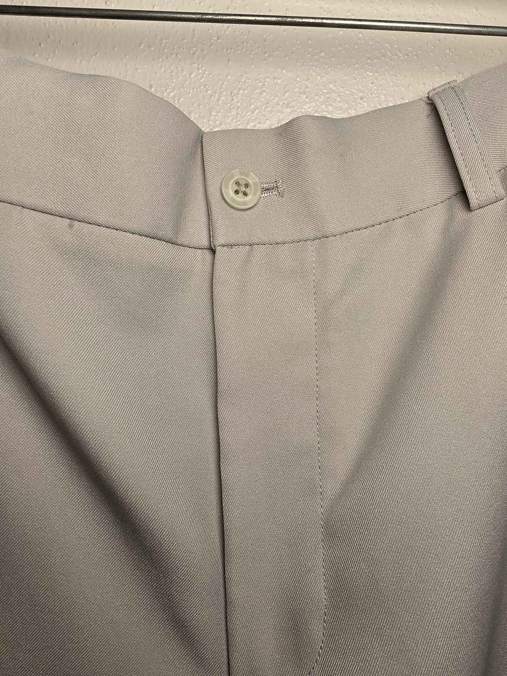 PGA Tour Light Cream Performance Flat-Front Golf Shorts - Picture 2 of 7